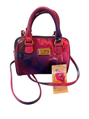 NWT Luv Betsey Harley Mini Barrel Bag Pink Purple Ombre